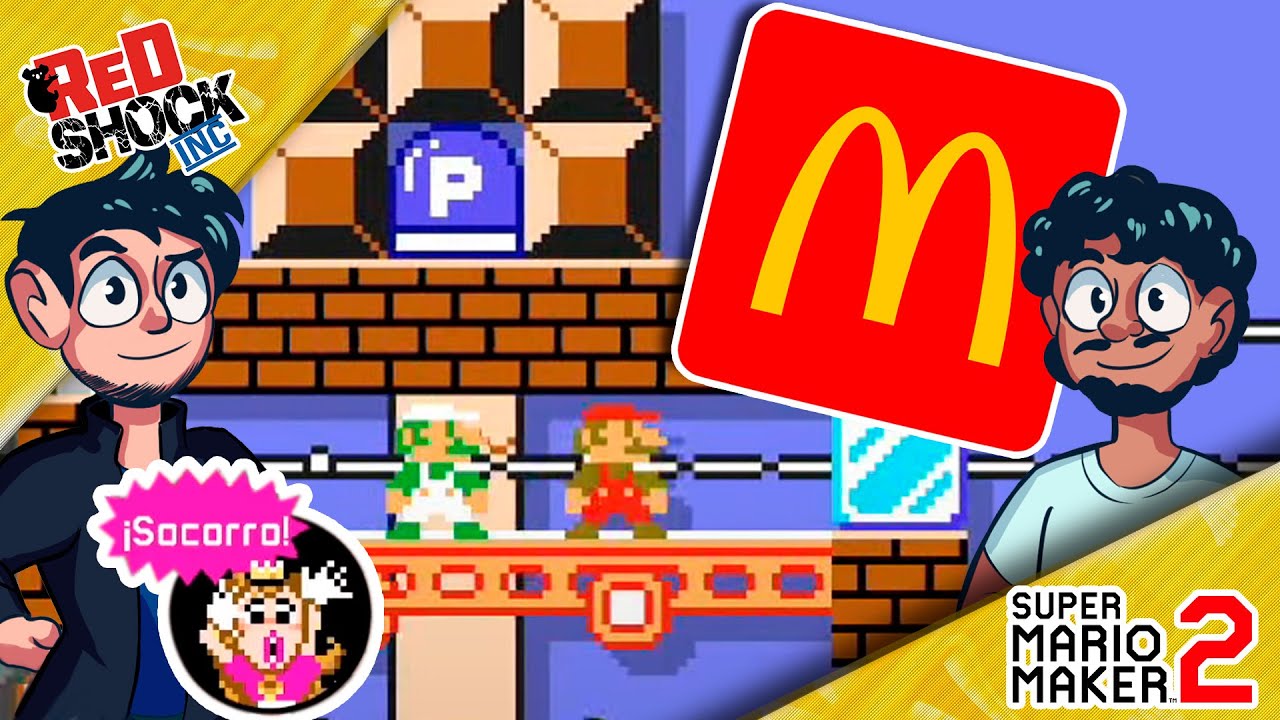 MARIO Y LUIGI VAN A MC DONALDS | ¡Jugando SUS NIVELES! | Sabadabamaker