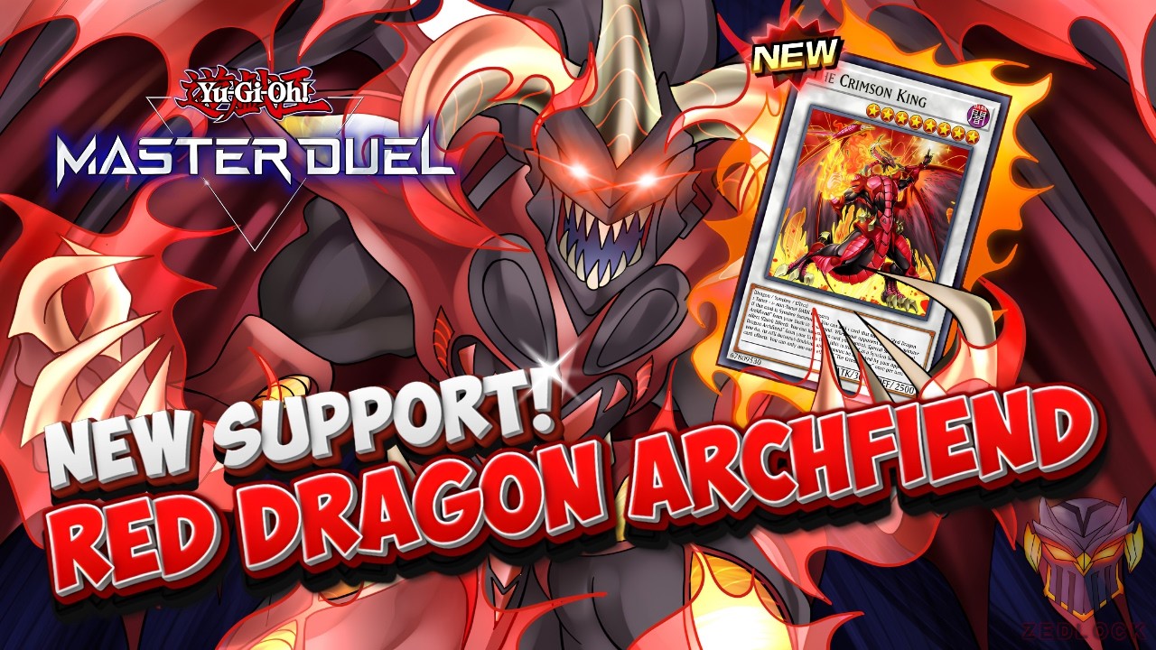 NEW RED DRAGON ARCHFIEND SUPPORT! BURNING SOUL🔥 YUGIOH! MASTER DUEL