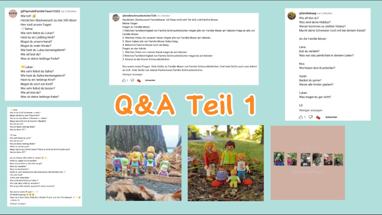 Familie Moser/ Q&A Teil 1