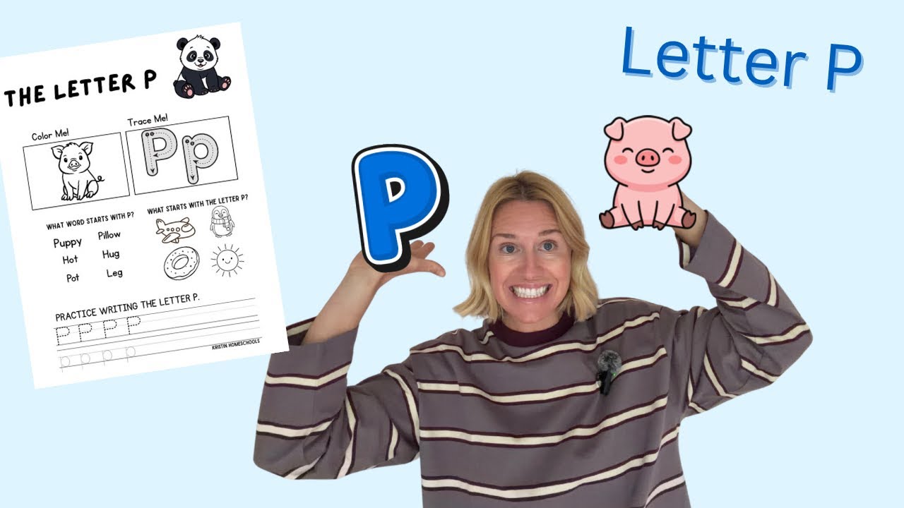Letter P- FREE WORKSHEET
