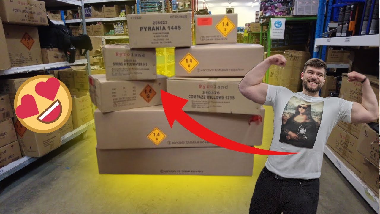 XXL PYROLAND BESTELLUNG + UNBOXING IM LAGER + GEWINNSPIEL