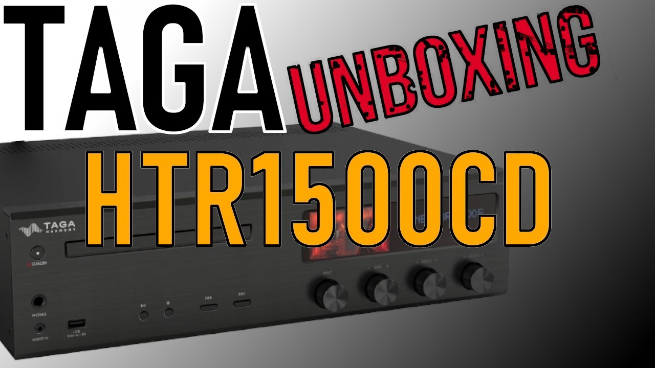 Taga HTR 1500CD - Unboxing - Rozpakowanie - Wzmacniacz - Amplituner - All in One