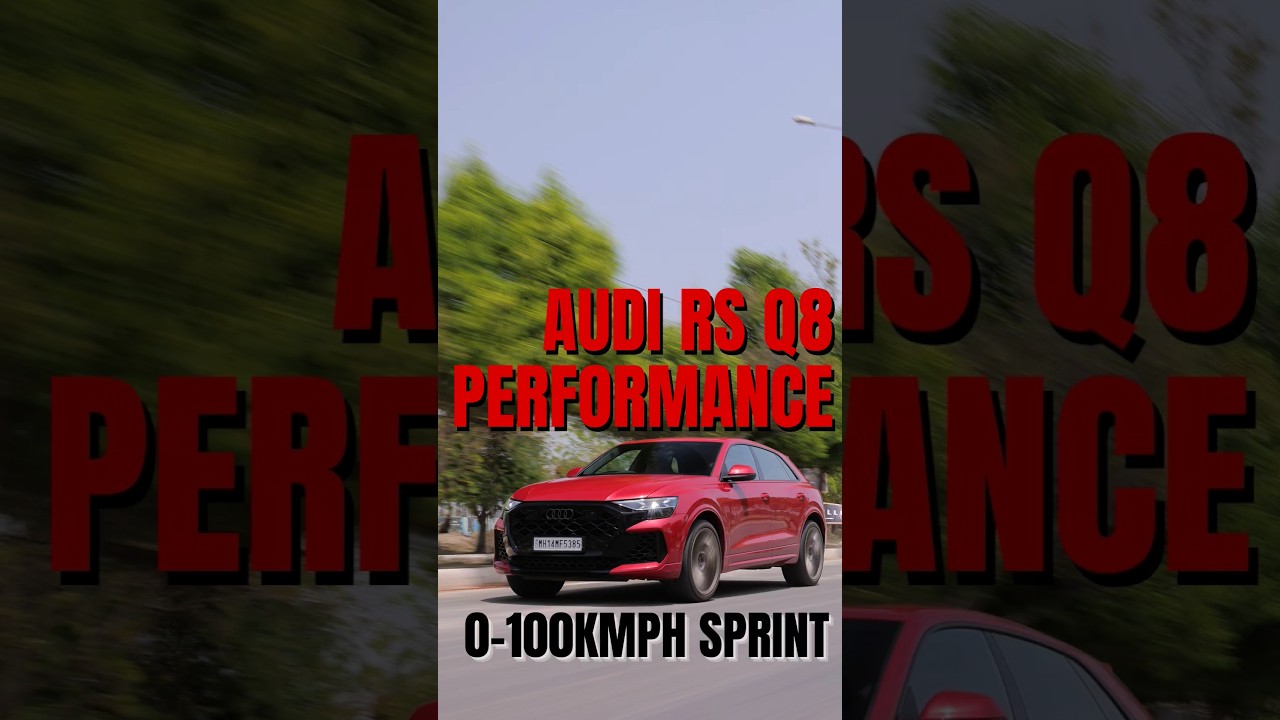 Audi RS Q8 Performance: 0-100kmph sprint time