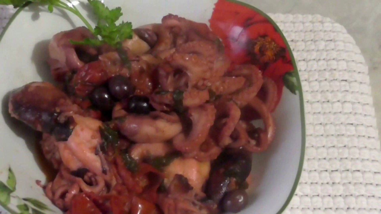 Moscardini affogati