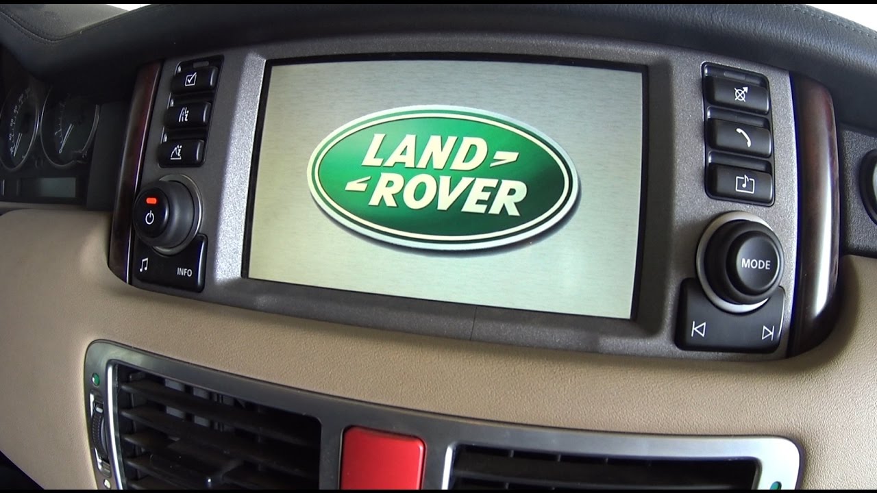 ЗАВИС ЭКРАН МАГНИТОЛЫ  RANGE ROVER VOGUE