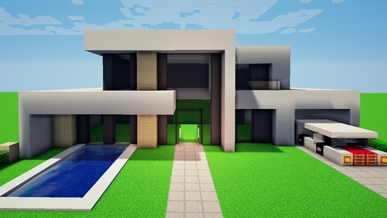 Minecraft: CONSTRUINDO UMA CASA MODERNA 10