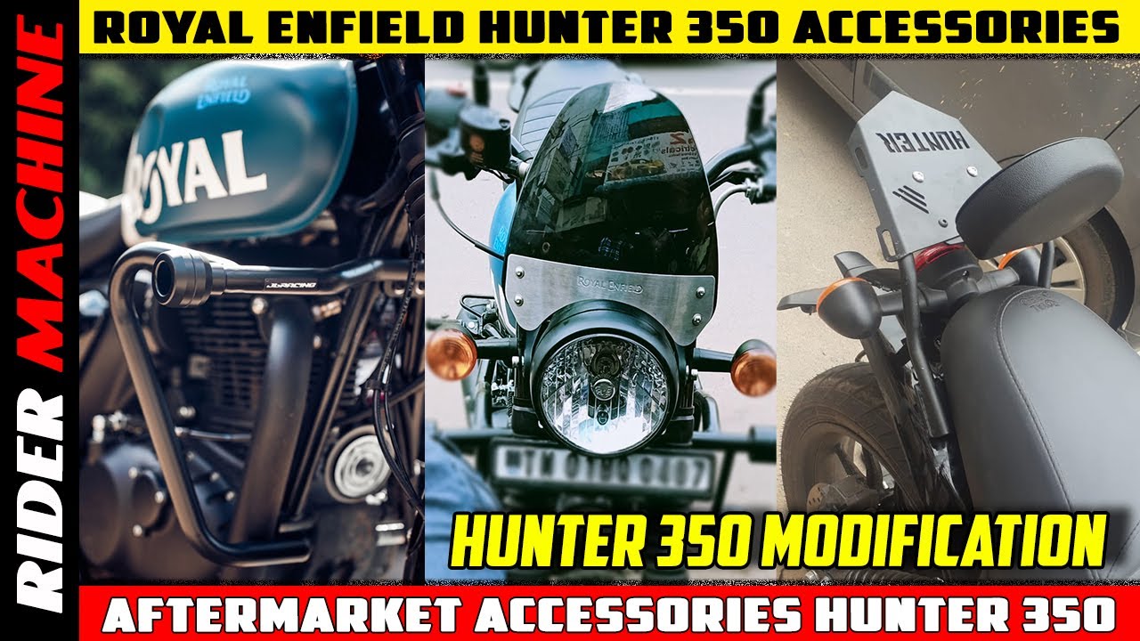 Royal Enfield Hunter 350 Accessories || Aftermarket Accessories || Wholesale Price in Chennai