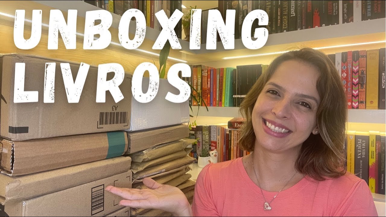UNBOXING! Vários livros novos e um que eu queria há muito tempo ❤️
