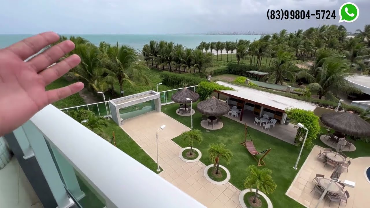 APARTAMENTO PÉ NA AREIA NA PRAIA DE PONTA DE CAMPINA - CABEDELO