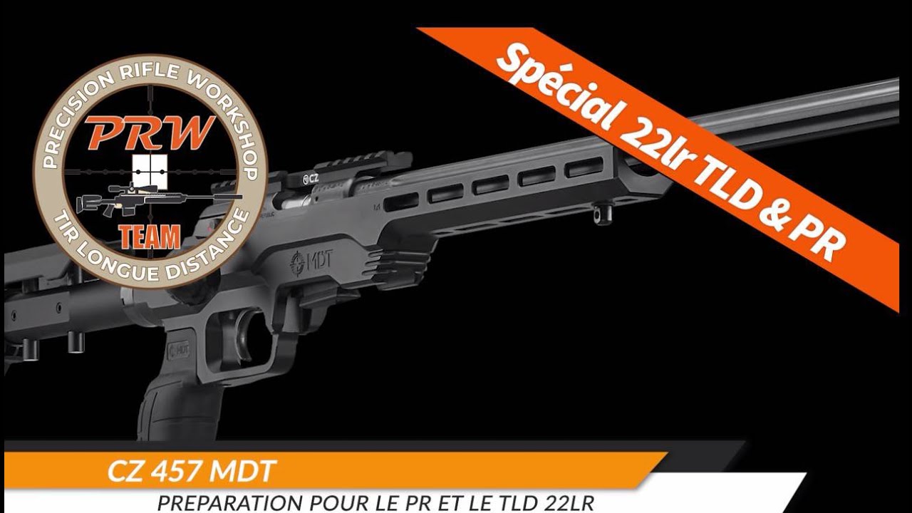 Préparation CZ457 MDT 22lr pour le TLD et le PR par PRW Precision Rifle Workshop