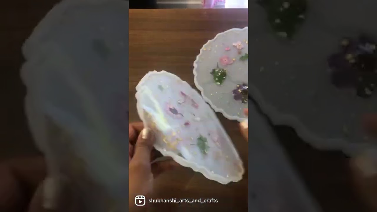 Resin cupcakes 🧁 stand demolding video 😊 #resinart #tabledecor #resinartist #resintutorial #