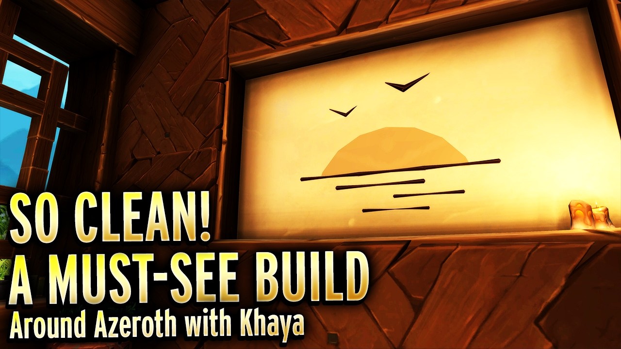 One of the Most Immaculate Builds I've Seen! Around Azeroth with Khaya WoW Housing Tour