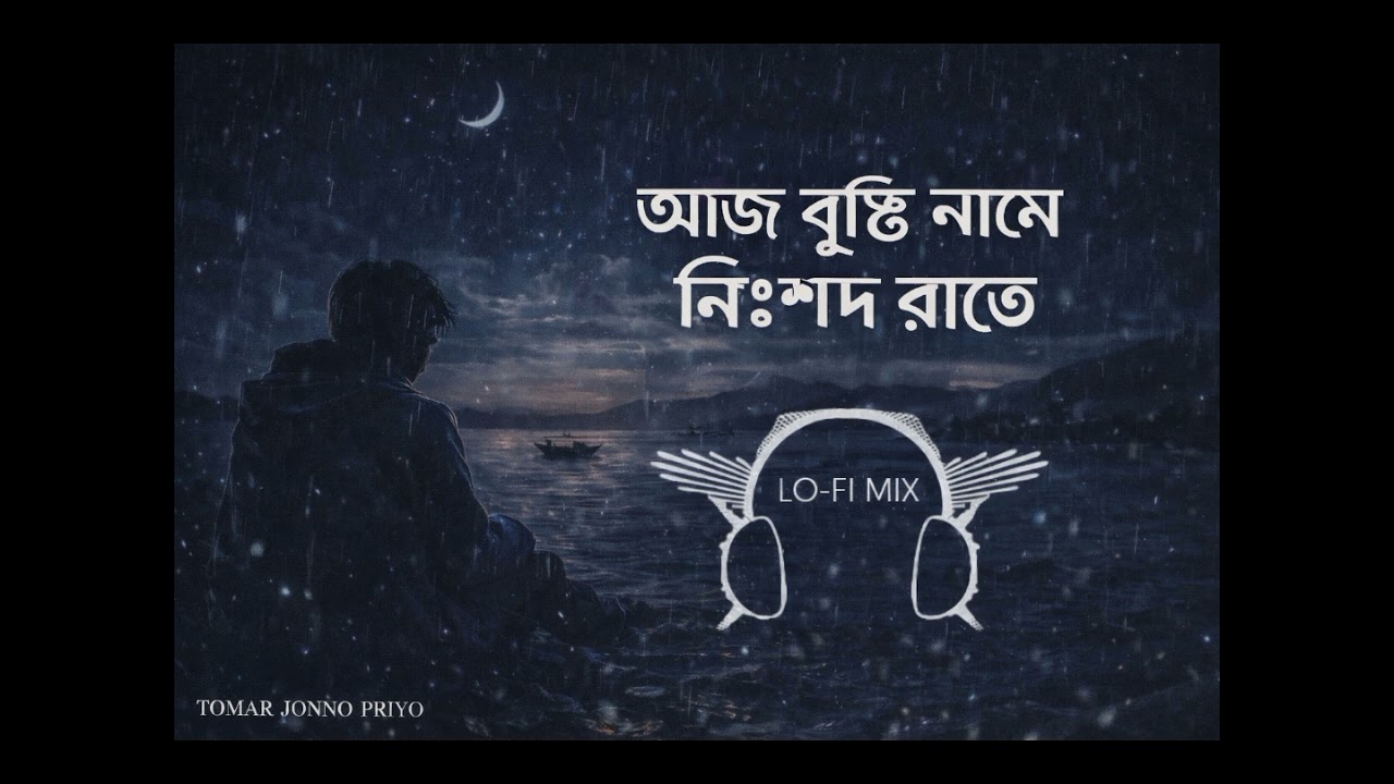আজ বিষ্টি নামে নি:শ্বদ রাতে