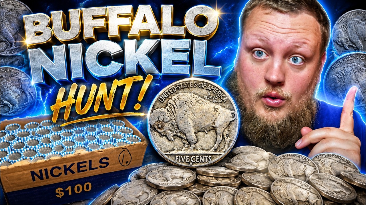 НАШЛИ НИКЕЛИ С БИЗОНОМ! (ОХОТА НА НИКЕЛИ НА $400!)