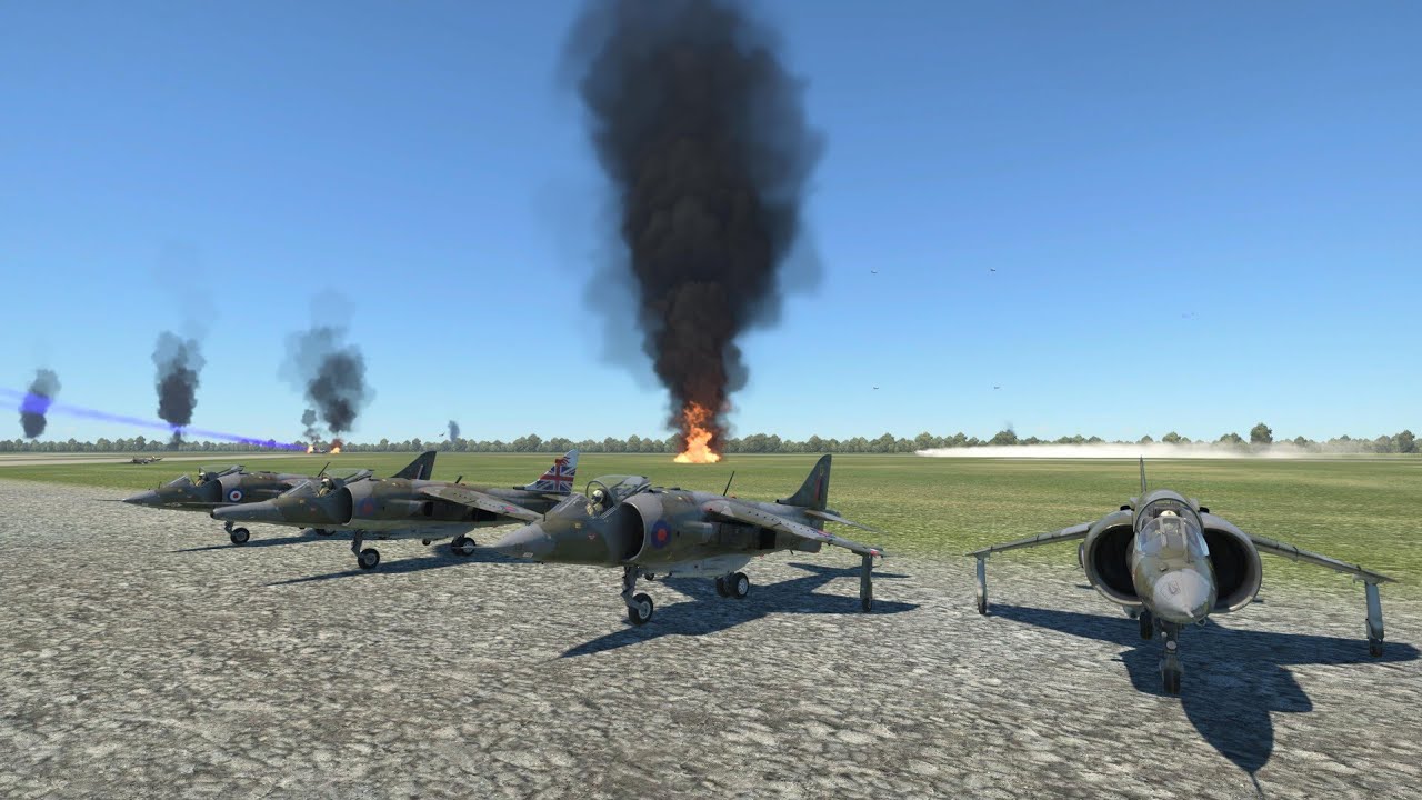 Harrier formation - War Thunder