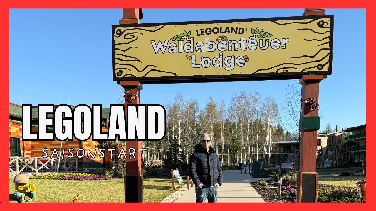 LEGOLAND Deutschland Saisonstart 2025 und Übernachtung in der Waldabenteuer Lodge! | PapasVlog