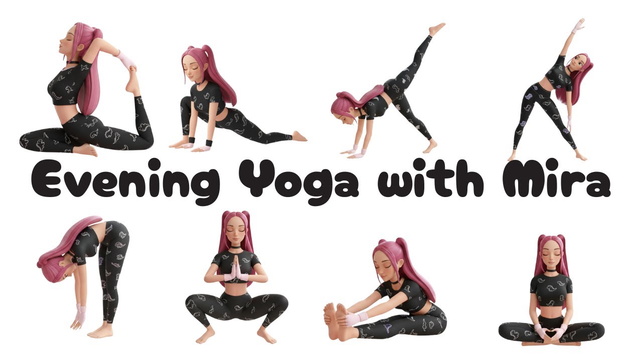 Healthy Spine Yoga with Mira | Back Stretches for Kids | Posture & Balance | Yoga Simple