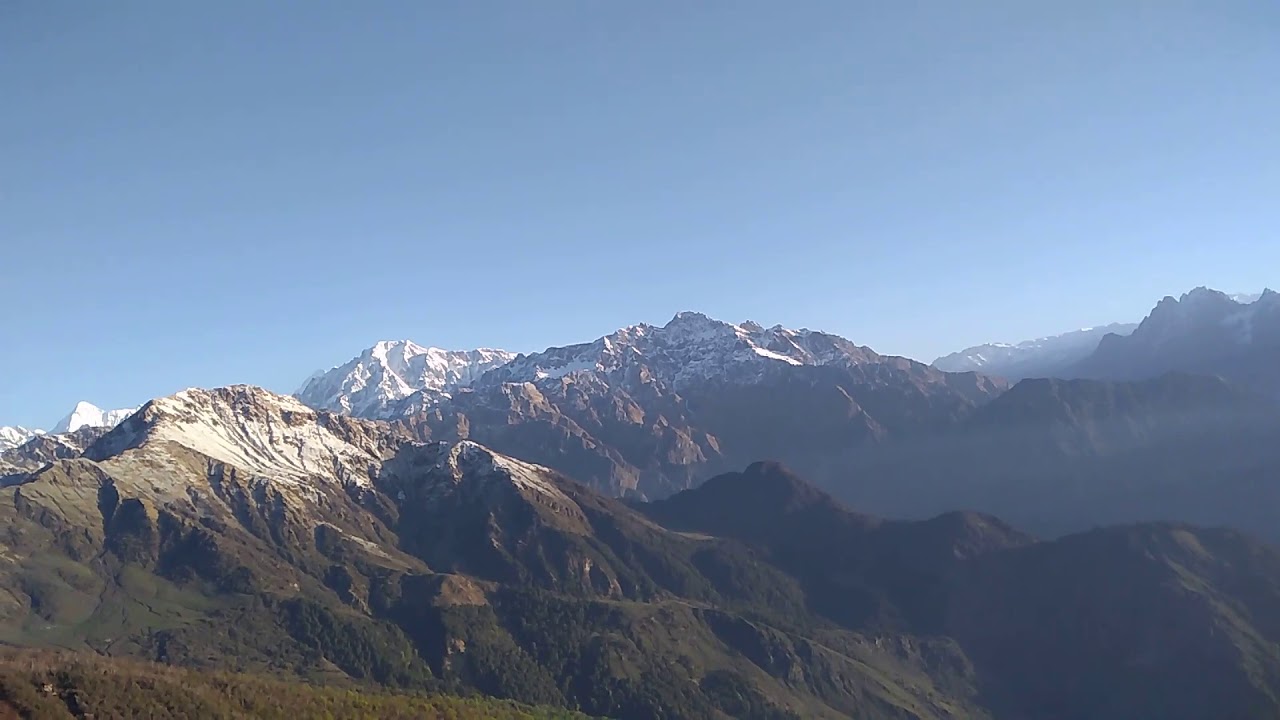 Khaliatop bugyal view and Himalaya