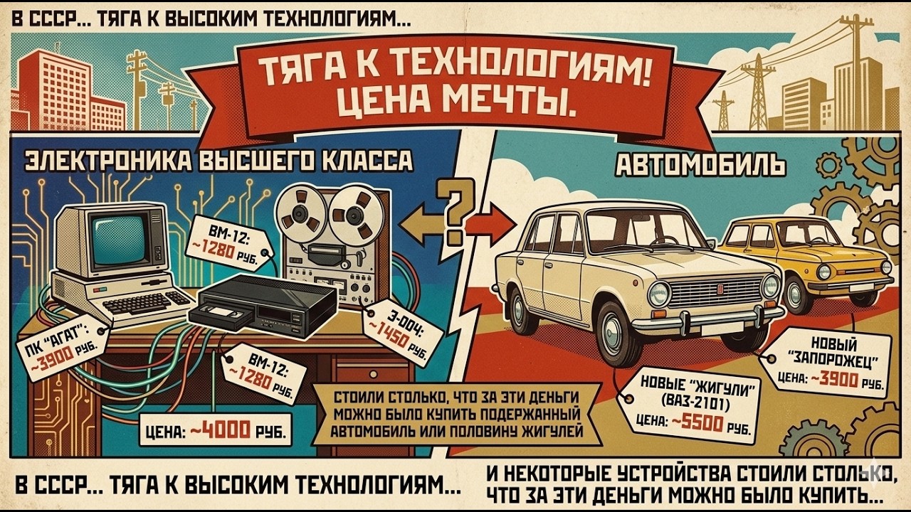 Легендарные советские гаджеты которые в своё время стоили как автомобиль