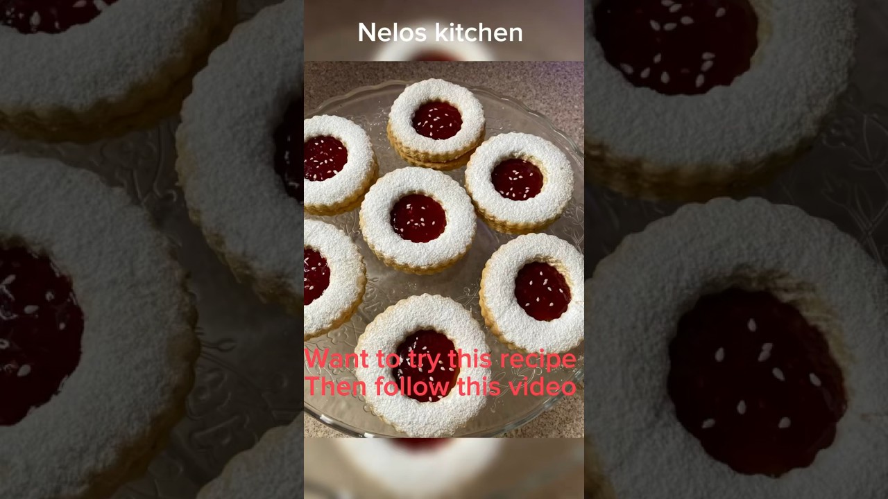Easy jam filled cookies