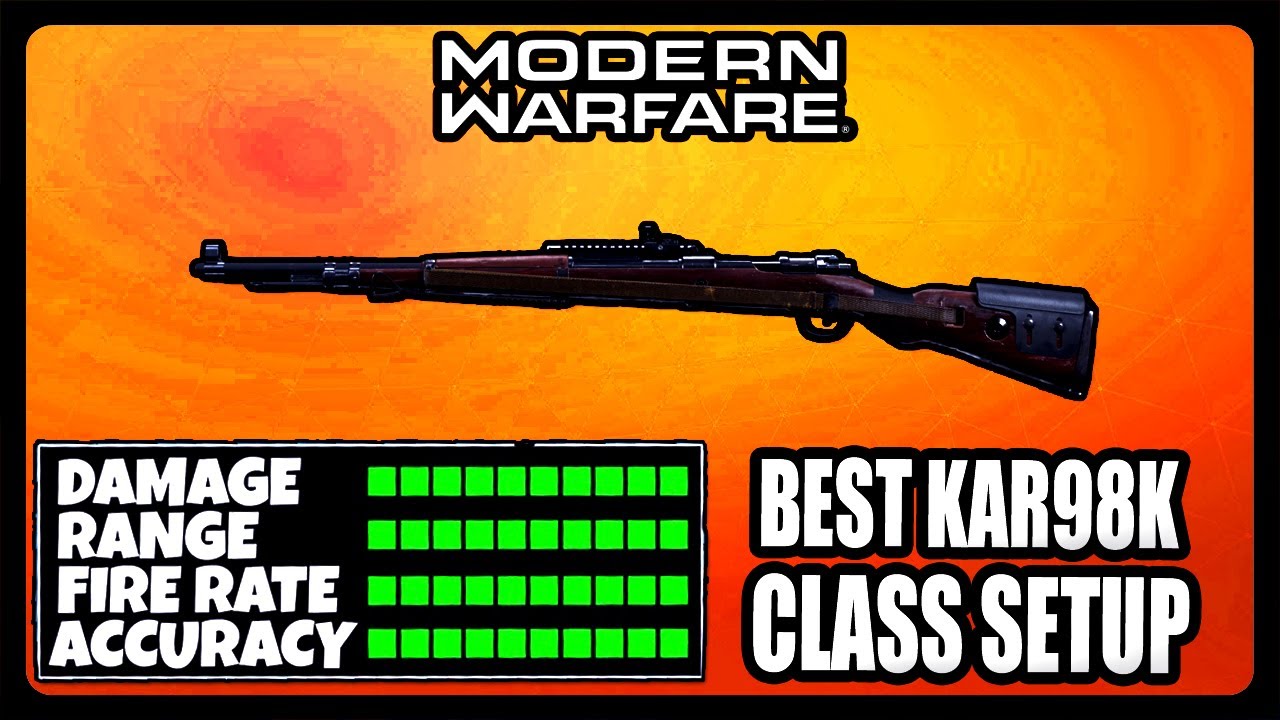 NEW OVERPOWERED KAR98K CLASS SETUP IN MODERN WARFARE! BEST KAR98K CLASS SETUP!