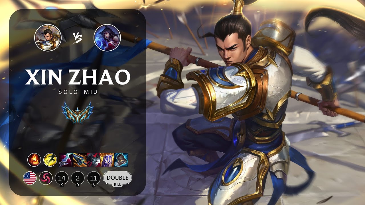 Xin Zhao Mid vs Ahri - NA Challenger Patch 14.6