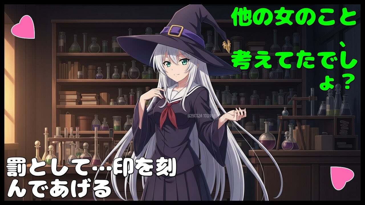 【ASMR】嫉妬深い魔女に一日中束縛される甘くて危険な生活【ヤンデレ/独占欲/ファンタジーASMR】