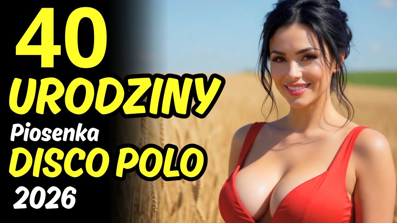 40 Urodziny Piosenka Urodzinowa🥂 (DISCO POLO-ŻYCZENIA NA 40-TKĘ 2026 NOWOŚĆ)