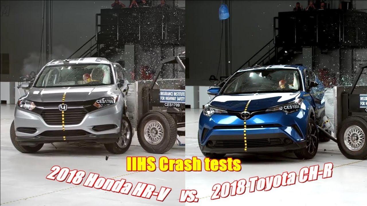 Crash tests: 2018 Honda HR-V vs. 2018 Toyota C-HR