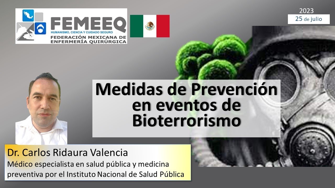 Medidas de Prevenci&oacute;n en eventos de Bioterrorismo