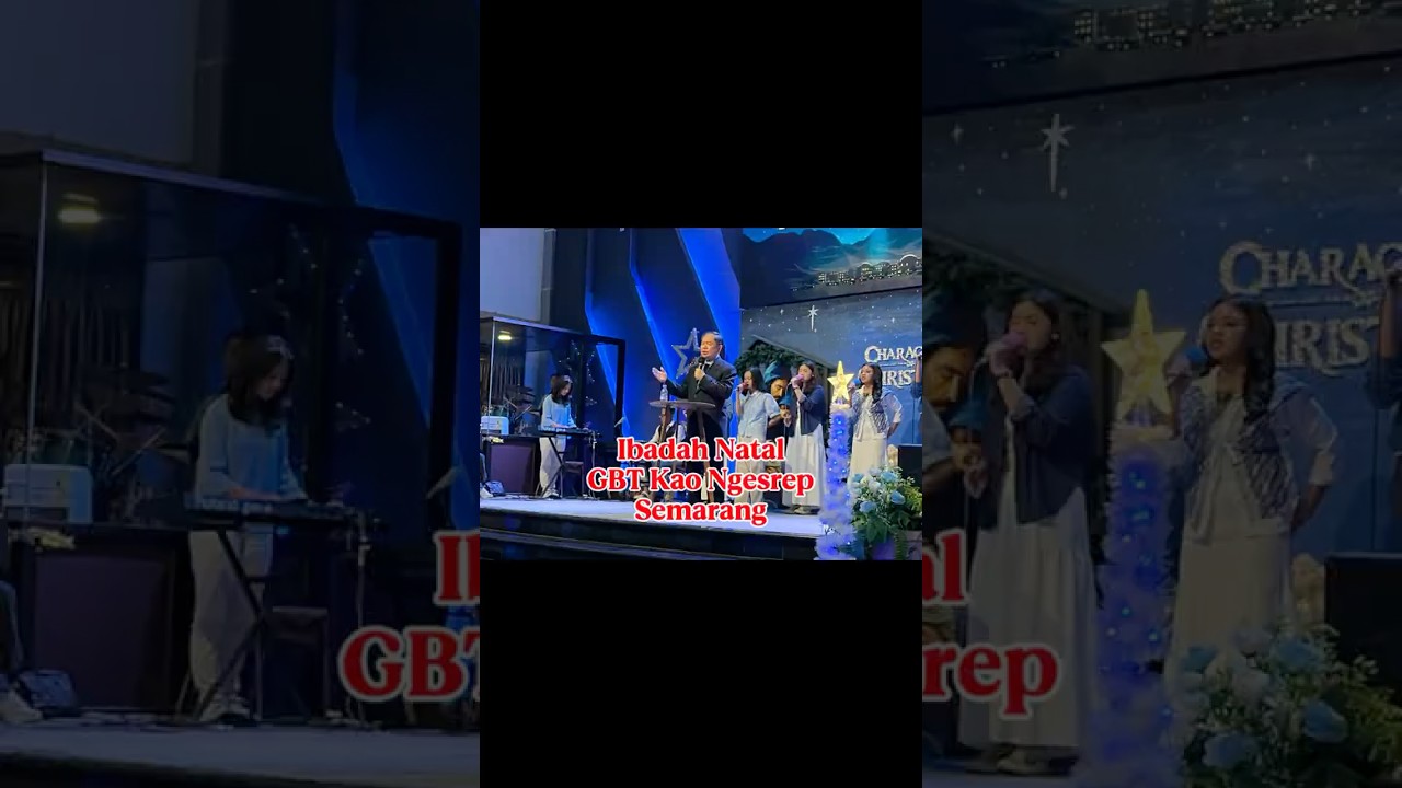 Ibadah Natal GBT Kao Ngesrep, Semarang. 