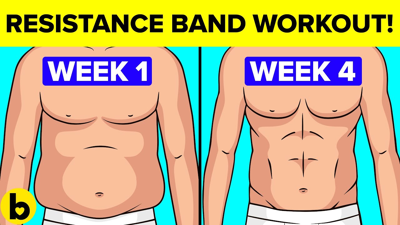 6 Resistance Band Exercises That Change Your Body In 4 weeks