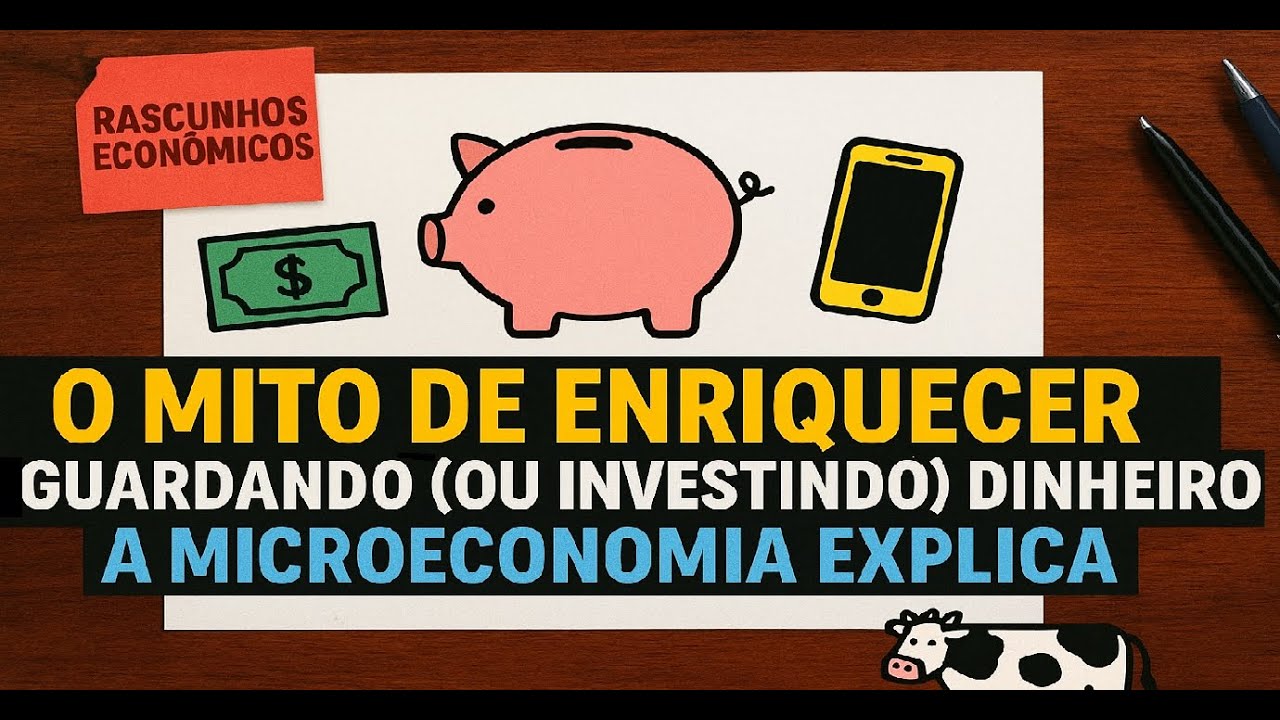 O MITO DE ENRIQUECER GUARDANDO (OU INVESTINDO) DINHEIRO: A MICROECONOMIA EXPLICA