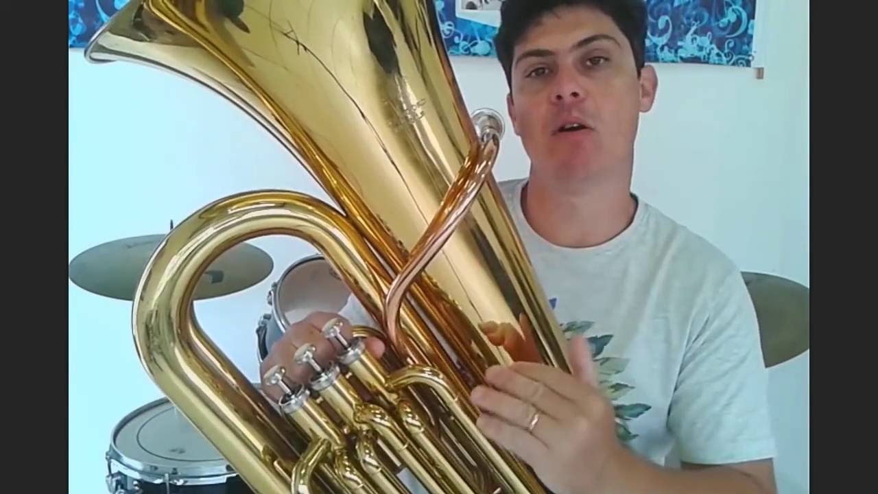 AS NOTAS DA TUBA SI BEMOL - AULA 2