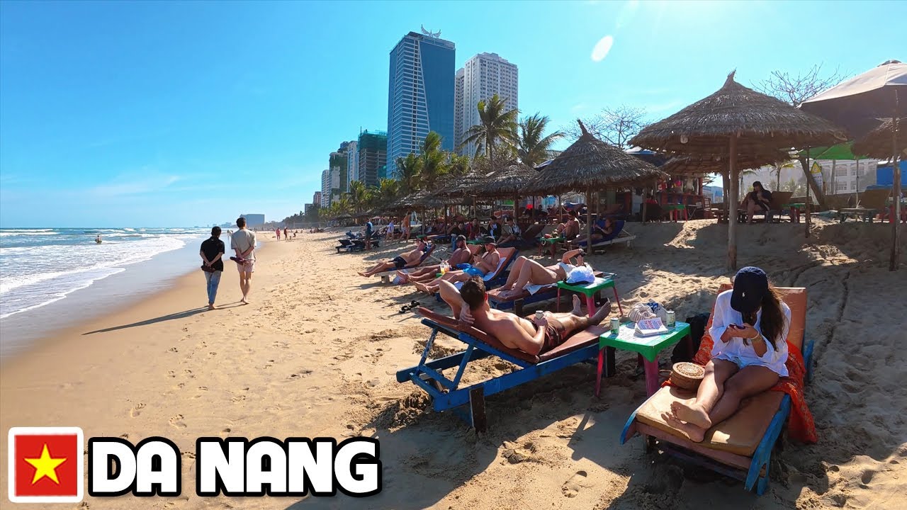 DA NANG VIETNAM - Latest My Khe Beach Update 17th Jan 2026 With Natural Sound at 2 PM