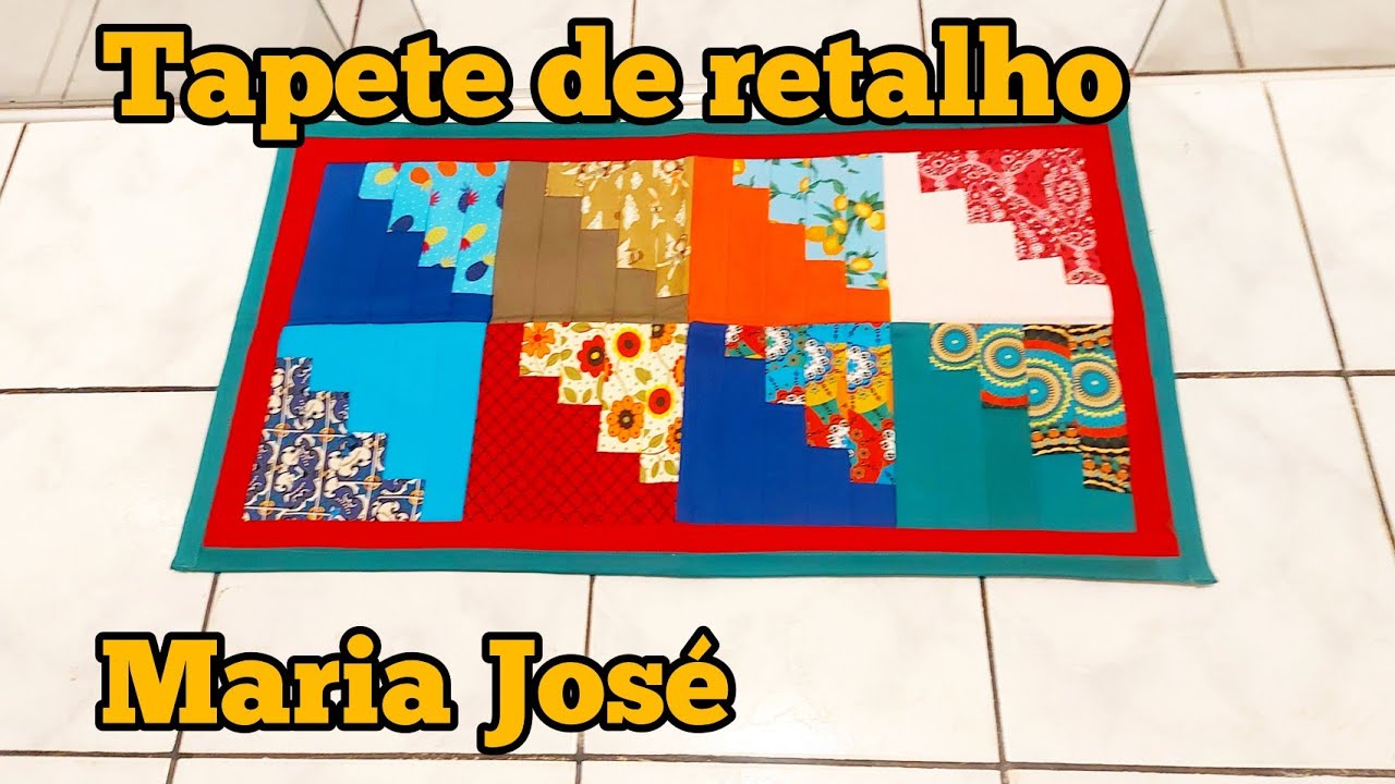 FAÇA ASSIM E VOCÊ VAI TER UM TAPETE MUITO LINDO .