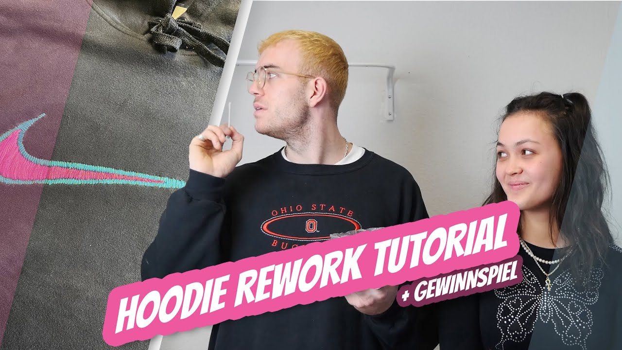 SO MACHT MAN EINEN CUSTOM HOODIE SELBST 🤩 + GEWINNSPIEL | Peeces