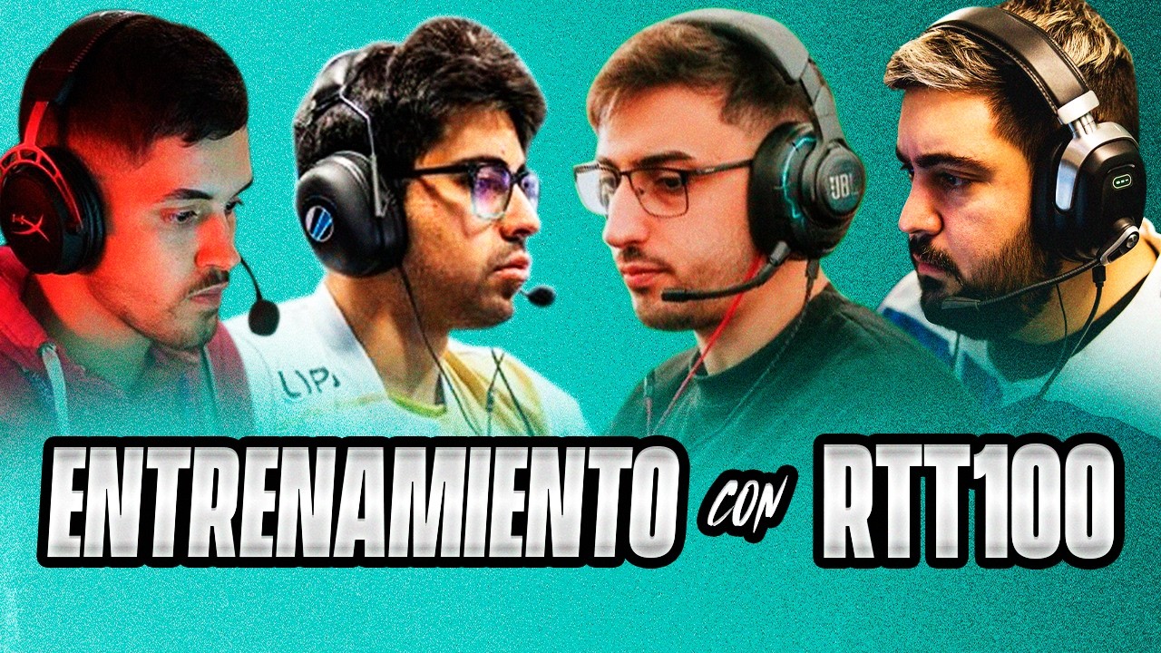Entrenamos como un equipo PRO para LIGA ESEA – RTT100 CS2
