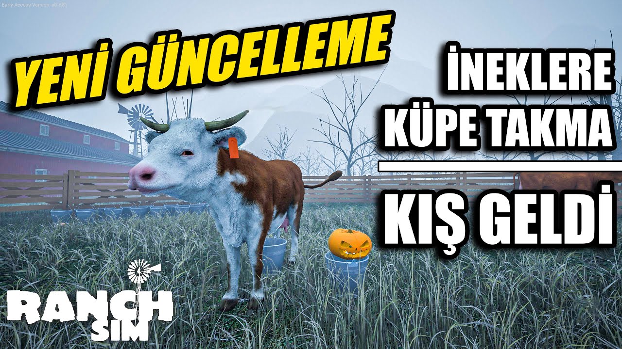 YENİ GÜNCELLEME // İNEKLERE KÜPE TAKIYORUZ | RANCH SIMULATOR !!