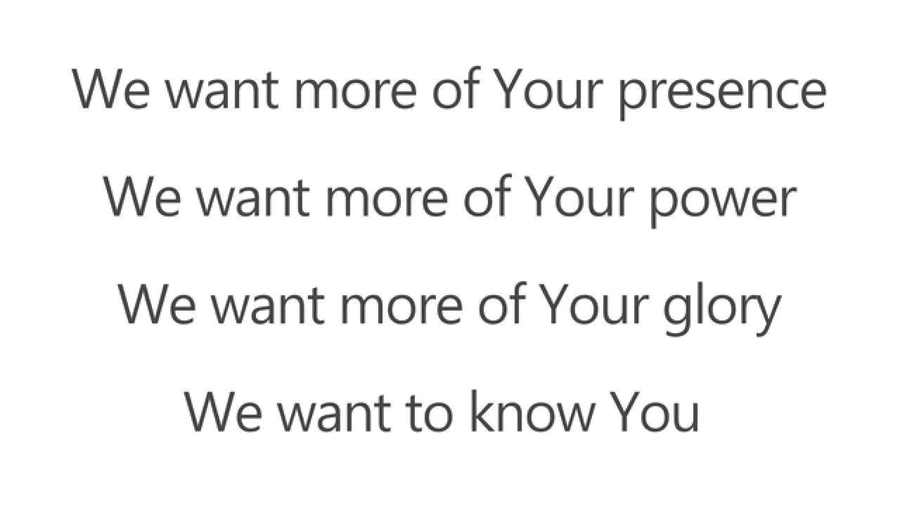 Presence Power Glory - Citipointe Live [lyrics]