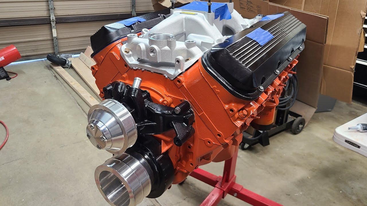 Lapping Valves and finishing the 454 Assembly (part 3)