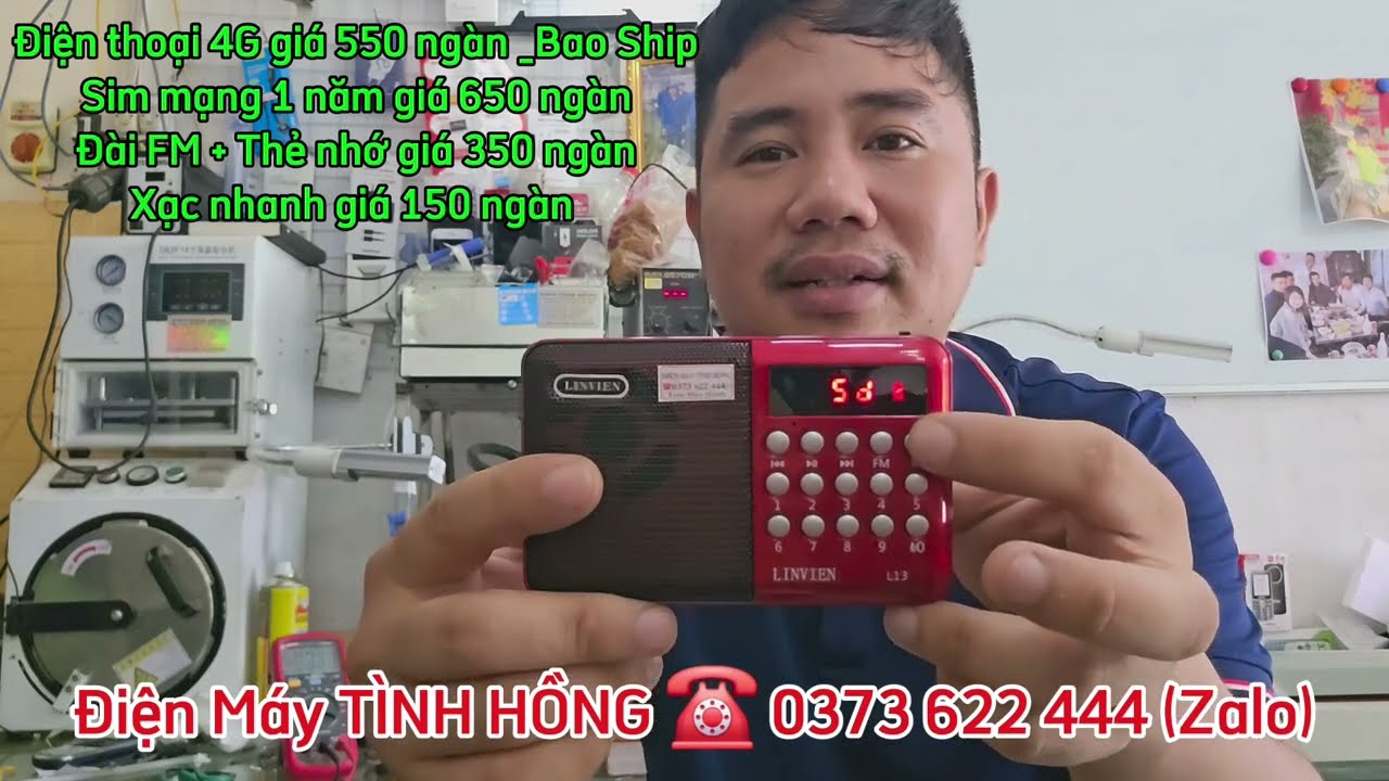 Bán Sim mạng 1 năm miễn phí Youtube,Tictok - Điện Thoại 4G, Đài FM _ Bao Ship toàn quốc