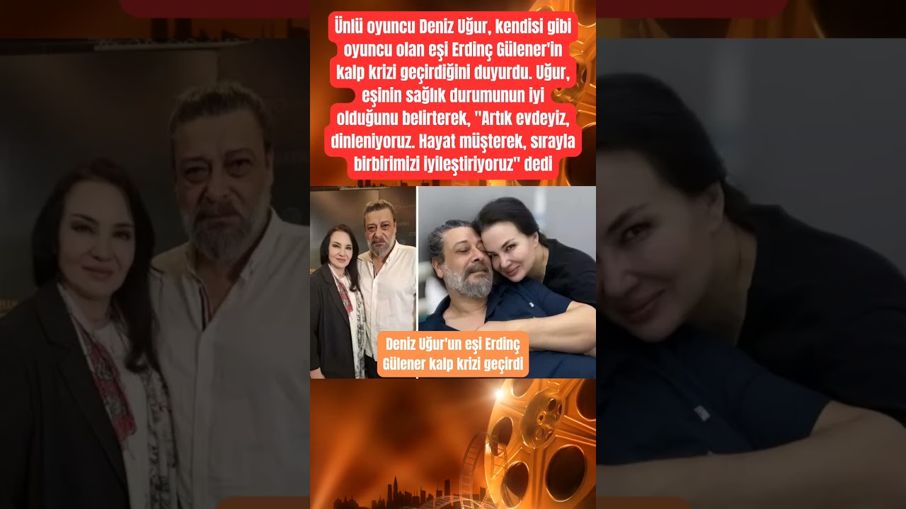 Deniz Uğur'un eşi Erdin&ccedil; G&uuml;lener kalp krizi ge&ccedil;irdi #magazinmahallesi #magazin #shorts