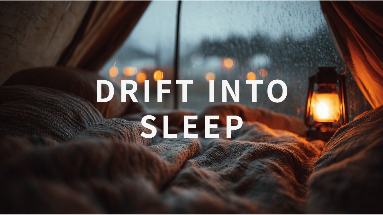 Drift Into Sleep – Gentle Rain Sounds Inside a Cozy Tent