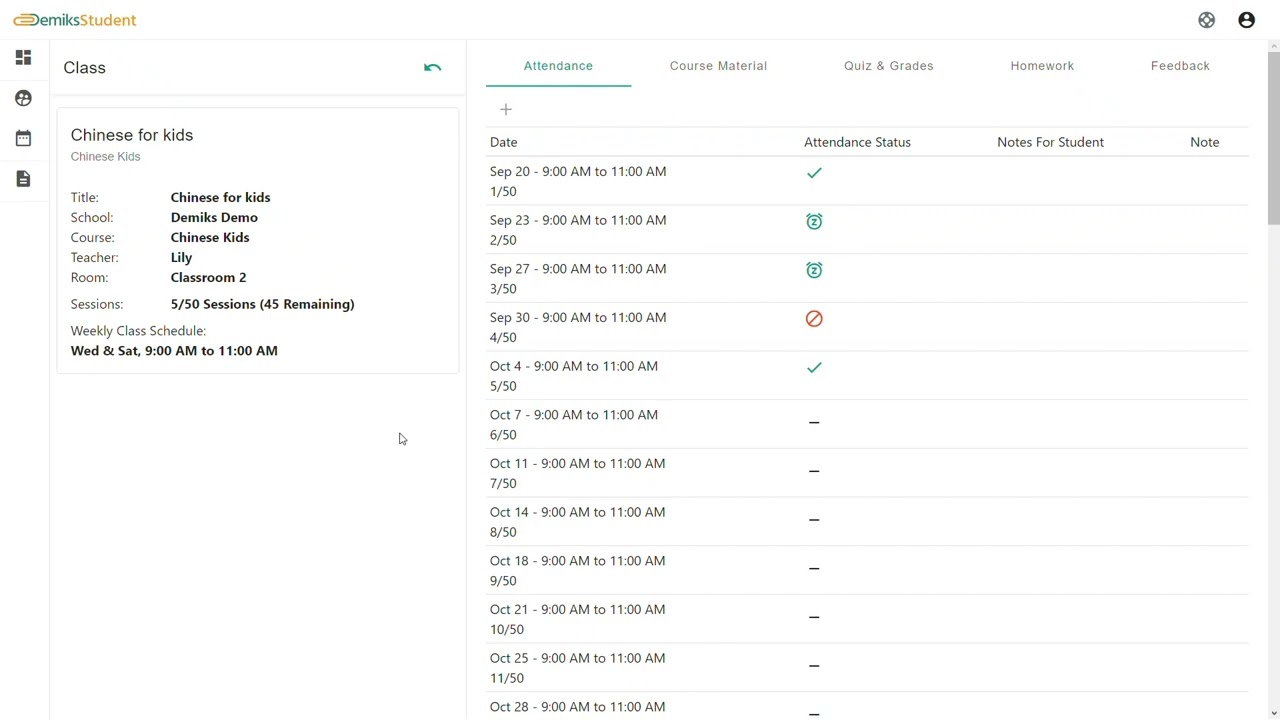 Student Portal Guide - Demiks Tutorial