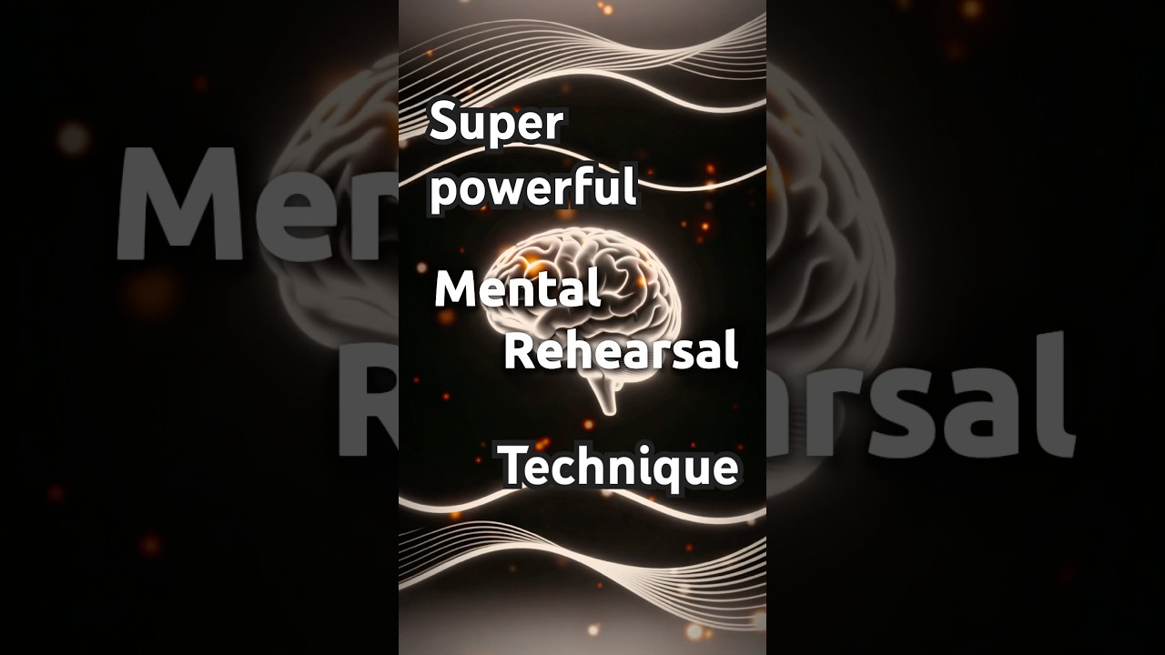 How to train your mind to stay calm | Mental Rehearsal Technique #technique #focus #stressrelief