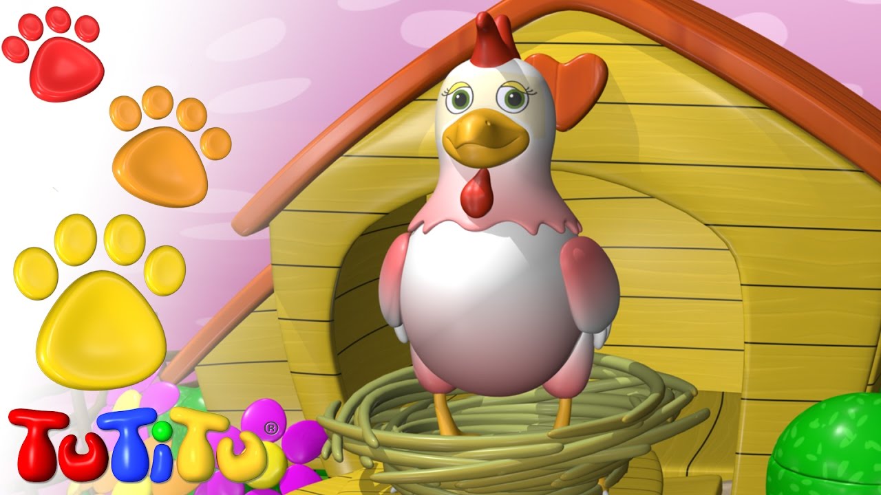 TuTiTu Animals 🌻 Hen 🌼Educational Animal Toy Building for Toddlers