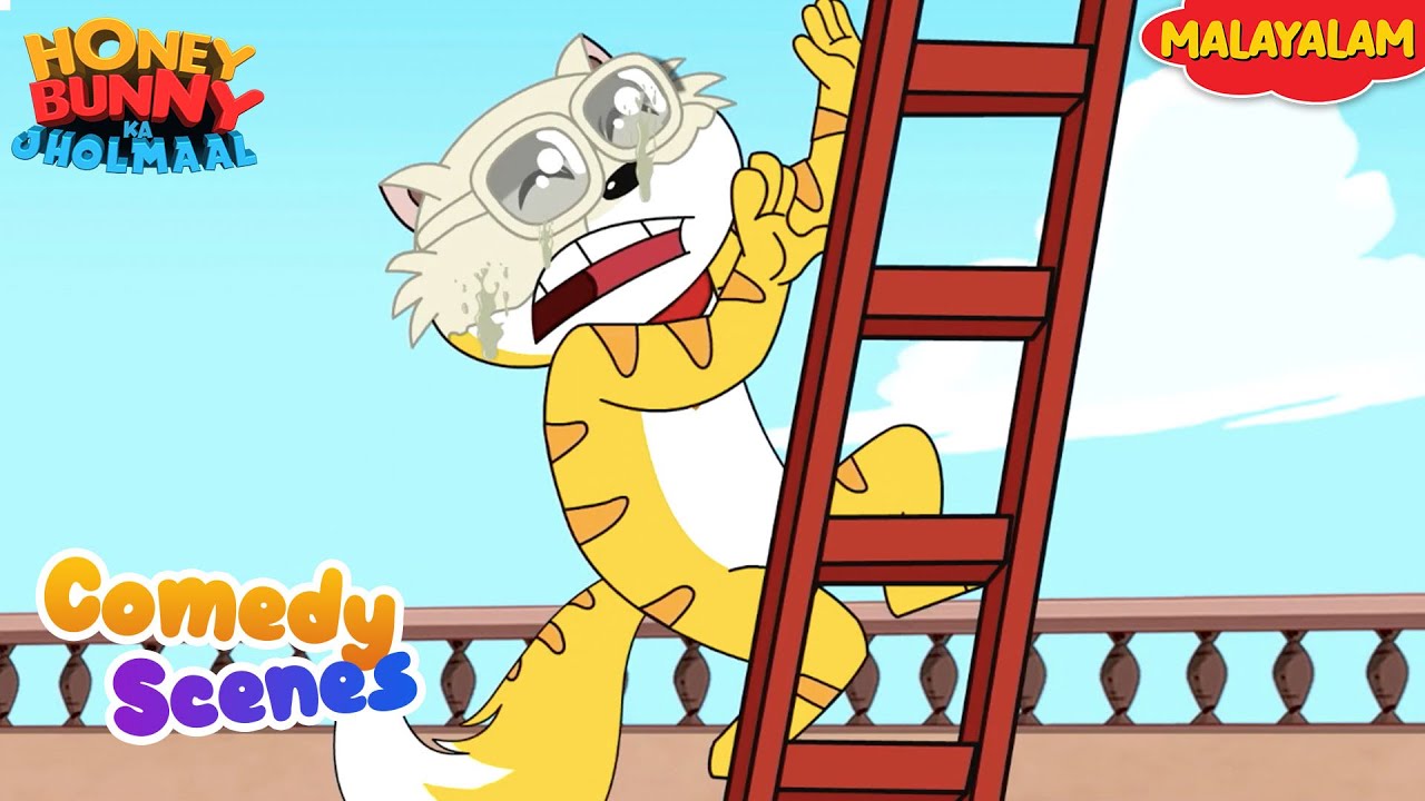 Honey Bunny Comedy Scenes | Cartoon For Kids | Compilation-32 | YO Kids Malayalam | S22
