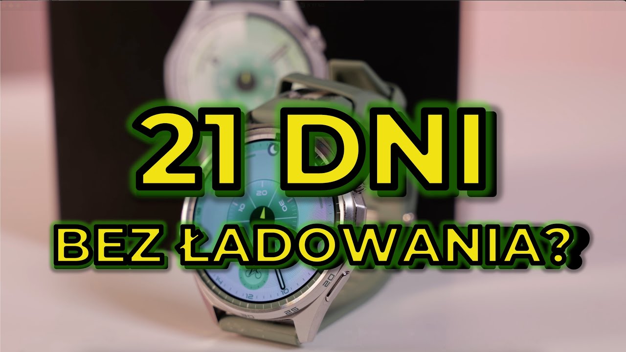 21 dni bez ładowania? | Huawei Watch GT6