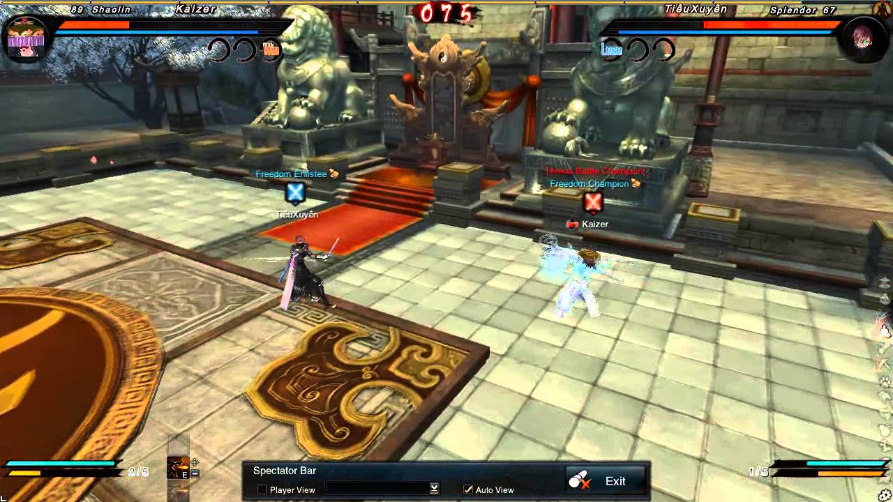Swordsman Online - Kaizer vs TieuXuyen / Shaolin vs Splendor